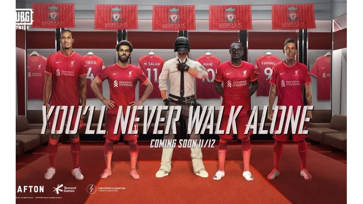 Liverpool faz parceria com PUBG Mobile