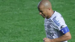 Carlos Sánchez atravessa mau momento no Santos e deve começar o jogo contra o Flu no banco de reservas (Foto: Marcello Zambrana/AGIF)