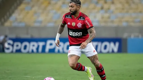 Gabigol comanda o ataque do Flamengo contra o Athletico (Foto: Alexandre Vidal / Flamengo)