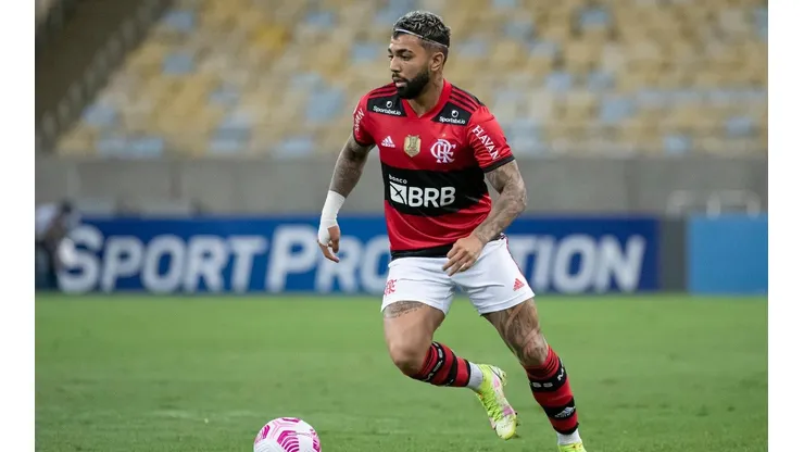 Gabigol comanda o ataque do Flamengo contra o Athletico (Foto: Alexandre Vidal / Flamengo)