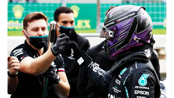 Lewis Hamilton não polemizou "desentendimento" com a Mercedes (Foto: Getty Images)