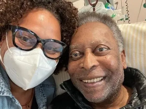Filha de Pelé compartilha vídeo do craque no hospital