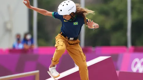 Rayssa Leal é a campeã da primeira etapa da Liga Mundial de Skate Street (Foto: Getty Images)