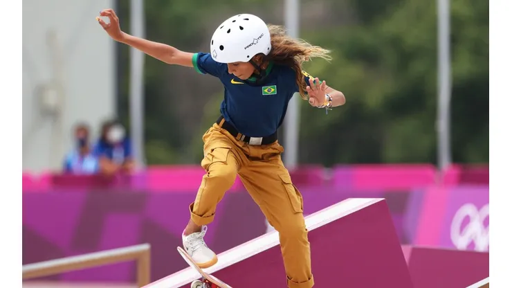 Rayssa Leal é a campeã da primeira etapa da Liga Mundial de Skate Street (Foto: Getty Images)