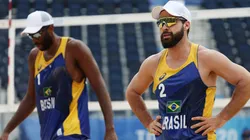 Bruno Schmidt anuncia que ele e Evandro decidiram se separar após os Jogos Olímpicos de Tóquio (Foto: Getty Images)