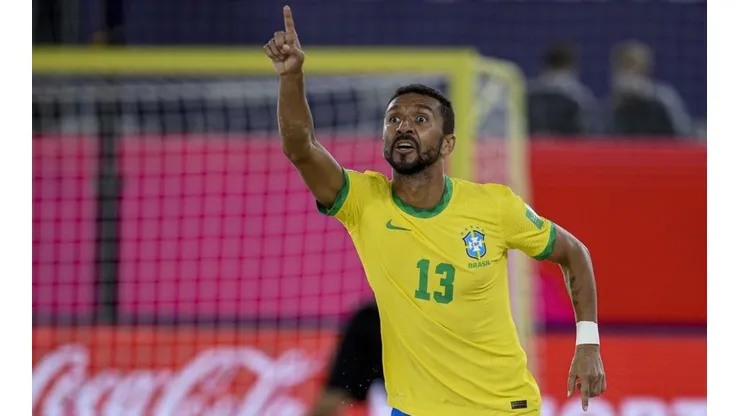 Zé Lucas, o destaque do Brasil na estreia — Foto: Octavio Passos/FIFA