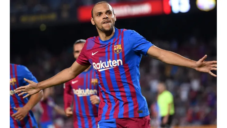 Braithwaite, destaque do jogo. (Foto: Getty Images)