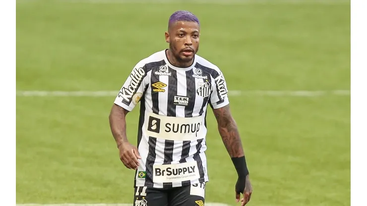 Marinho desfalca o Santos no clássico contra o Corinthians; veja a provável escalação do Peixe. (Foto: Marcello Zambrana/AGIF)
