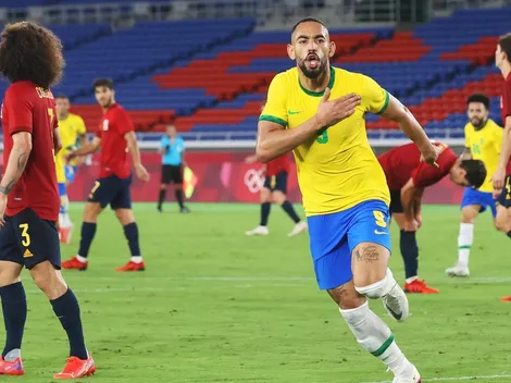 "Um bom dia pra Espanha", brinca Matheus Cunha