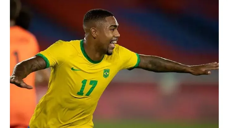 Malcom fez o gol da vitória no jogo final e garantiu o Ouro para o Brasil