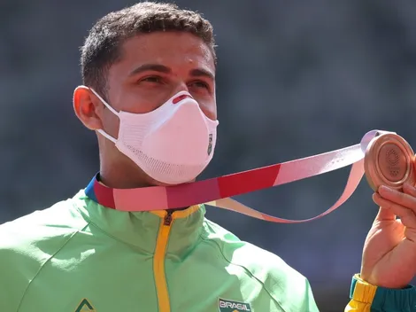 Bronze no salto com vara, Thiago Braz diz que foi ajudado por Neymar