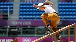 A skatista Pâmela Rosa, que estreia na categoria street, nas Olimpíadas, neste domingo. (Foto: Getty Images)