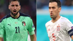 Itália x Espanha, semifinal da Eurocopa. (Foto: Getty Images)