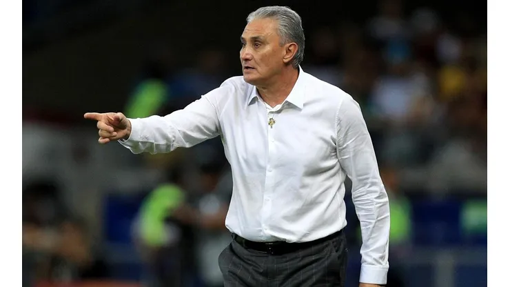 Tite, no comando da seleção brasileira diante da Argentina, em 2019 (Foto: Getty Images)
