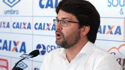 Guilherme Bellintani trouxe à tona os passos do Bahia no mercado e sobre a postura no “fator Gilberto” - Foto:Fotos: Felipe Oliveira / EC Bahia