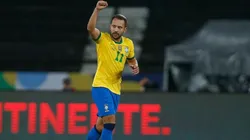 Everton Ribeiro entra no segundo tempo e marca o terceiro do Brasil na partida contra o Peru, pela Copa América. (Foto: Getty Images)
