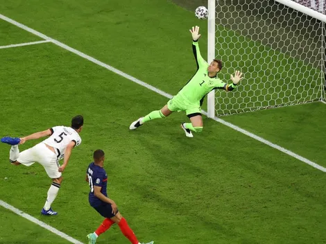 França sai na frente após gol contra da Alemanha