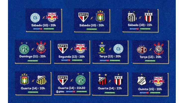 FPF divulgou a tabela do Campeonato Paulista (Foto: Reprodução/Twitter)