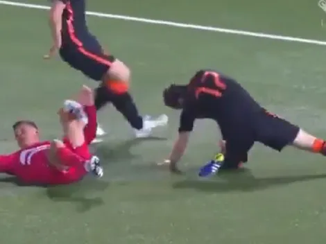 Holandês sofre lesão impressionante durante jogo das Eliminatórias da Copa do Mundo