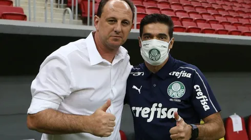Ceni e Abel — (Foto: Cesar Greco/Palmeiras)