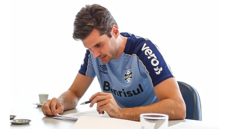 Júlio César tem seu contrato perto do fim - Foto: Lucas Uebel/Grêmio.