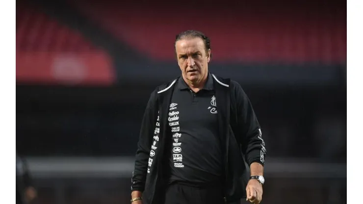 Cuca tem muita moral na Vila — Foto: Ivan Storti/Santos FC