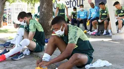 Elenco alviverde se prepara na Argentina. Cesar Greco/Palmeiras