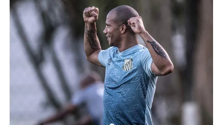 Sánchez tem muita moral no Alvinegro Praiano — Foto: Ivan Stoti/Santos FC