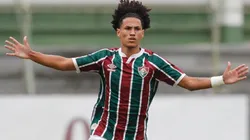 Gabryel Martins brincou com a eliminação do Flamengo. Divulgação/Fluminense