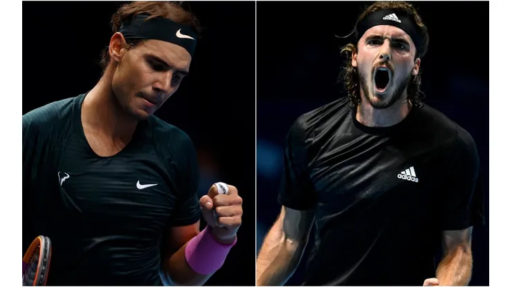 Rafael Nadal e Stefanos Tsitsipas fazem confronto decisivo nesta quinta-feira (19), pelo ATP Finals