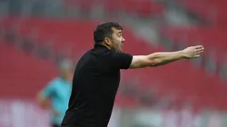 Coudet não tem vida fácil no Inter — Crédito/Foto: Ricardo Duarte/Internacional
