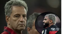 Rodolfo Landim vetou alterar proposta de renovação para Gabigol no CRF - Fotos: Thiago Ribeiro e Jorge Rodrigues/AGIF