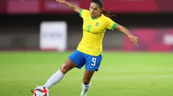 Debinha, jogadora da Seleção Brasileira Feminina. (Foto de Koki Nagahama/Getty Images)