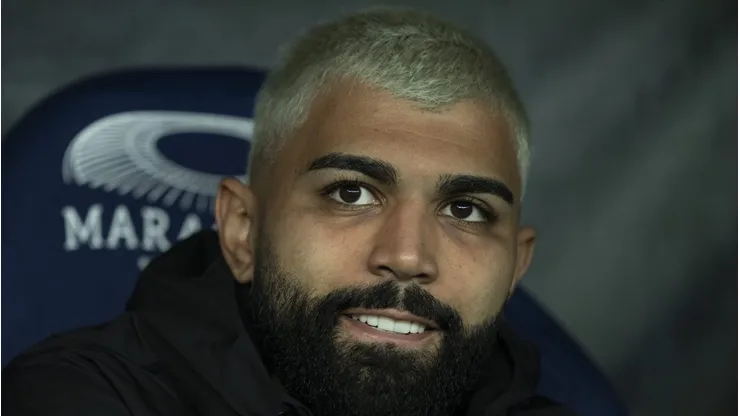 RJ - RIO DE JANEIRO - 11/07/2024 - BRASILEIRO A 2024, FLAMENGO X FORTALEZA - Gabi jogador do Flamengo antes da partida contra o Fortaleza no estadio Maracana pelo campeonato Brasileiro A 2024.