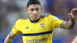 Ezequiel Fernández durante partida entre Fortaleza e Boca Juniors, pela Copa Sul-Americana, na Arena Castelão, no dia 25/04/2024.