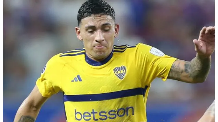 Ezequiel Fernández durante partida entre Fortaleza e Boca Juniors, pela Copa Sul-Americana, na Arena Castelão, no dia 25/04/2024.