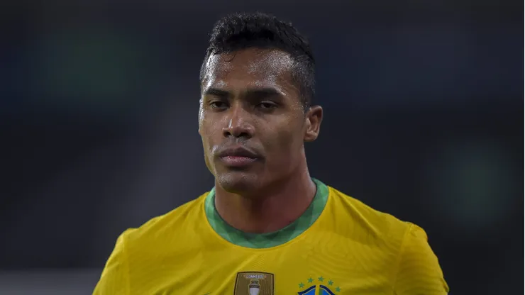 Alex Sandro, jogador do Brasil, durante partida contra o Colombia no estadio Engenhao pelo campeonato Copa América 2021. Foto: Thiago Ribeiro/AGIF