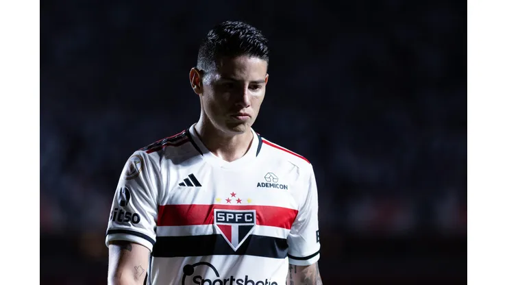 James Rodriguez durante partida entre São Paulo x Grêmio no Morumbi