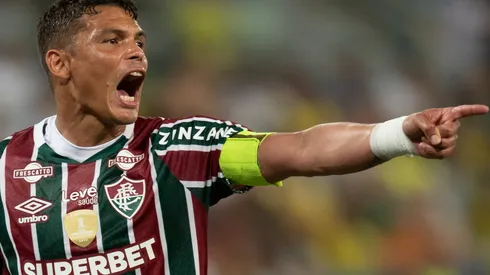 Thiago Silva jogador do Fluminense durante sua reestreia. Foto: Gil Gomes/AGIF