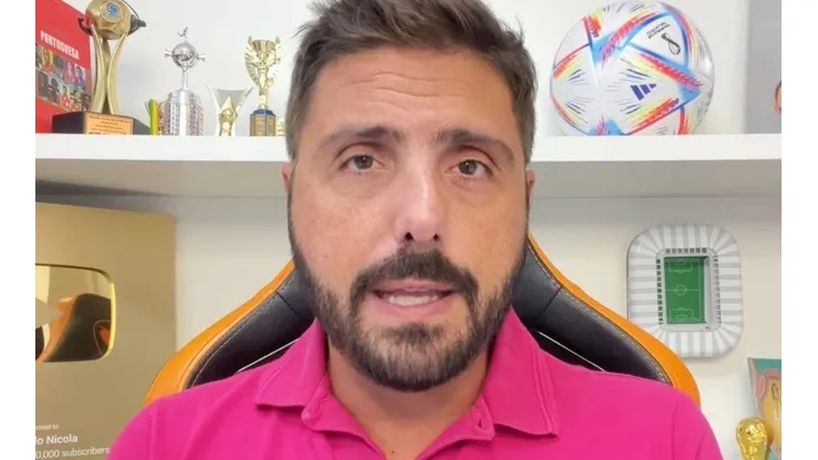 Foto: Canal do Nicola/YouTube - Jorge Nicola traz informação sobre atacante