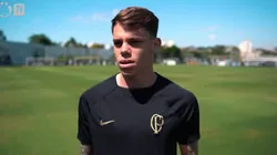 Christyan Barletta com a camisa do Corinthians - Foto: Reprodução/TV Corinthians