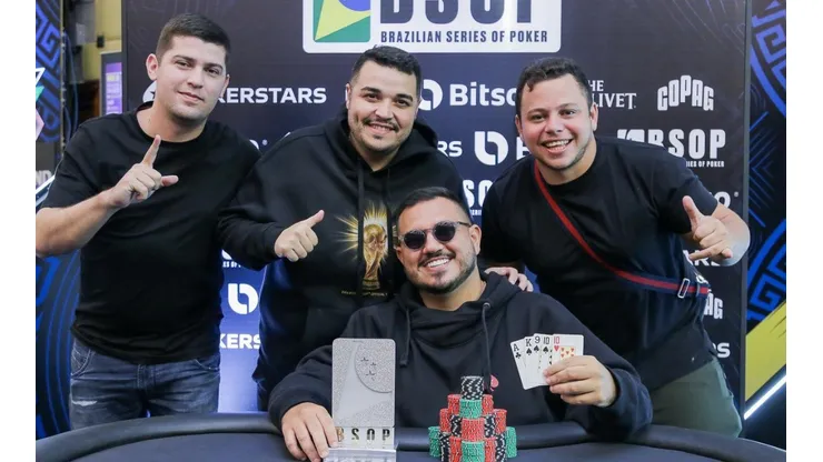 Caique Moraes foi campeão de torneio no BSOP (Foto: Divulgação/BSOP)