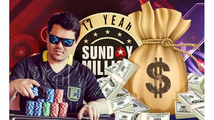 Ricardo Nagatomo ganhou US$ 1 milhão no poker online (Foto: Montagem com imagem de divulgação PokerStars e Reprodução/Instagram oficial Ricardo Nagatomo)