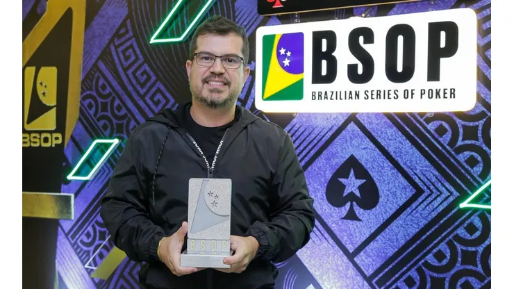Marcus Borges levou grande premiação no BSOP SP (Foto: Divulgação/BSOP)