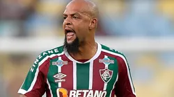 Agif/Thiago Ribeiro - Felipe Melo em ação pelo Fluminense