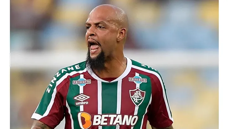 Agif/Thiago Ribeiro - Felipe Melo em ação pelo Fluminense