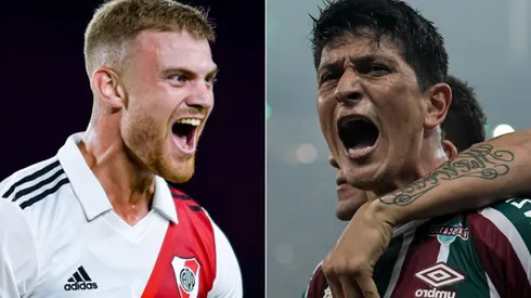 Foto: Thiago Ribeiro/AGIF; Marcelo Endelli/Getty Images - River Plate e Fluminense na Libertadores