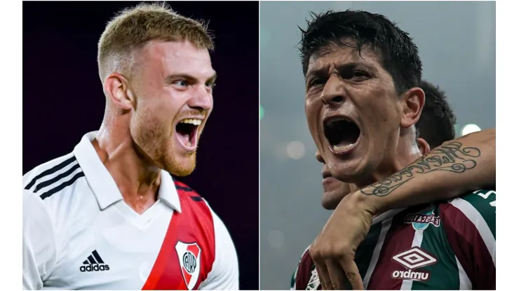 Foto: Thiago Ribeiro/AGIF; Marcelo Endelli/Getty Images - River Plate e Fluminense na Libertadores
