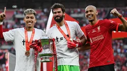 Foto: Shaun Botterill/Getty Images - Firmino, Alisson e Fabinho