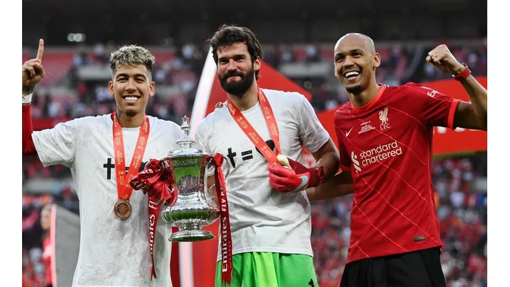 Foto: Shaun Botterill/Getty Images - Firmino, Alisson e Fabinho